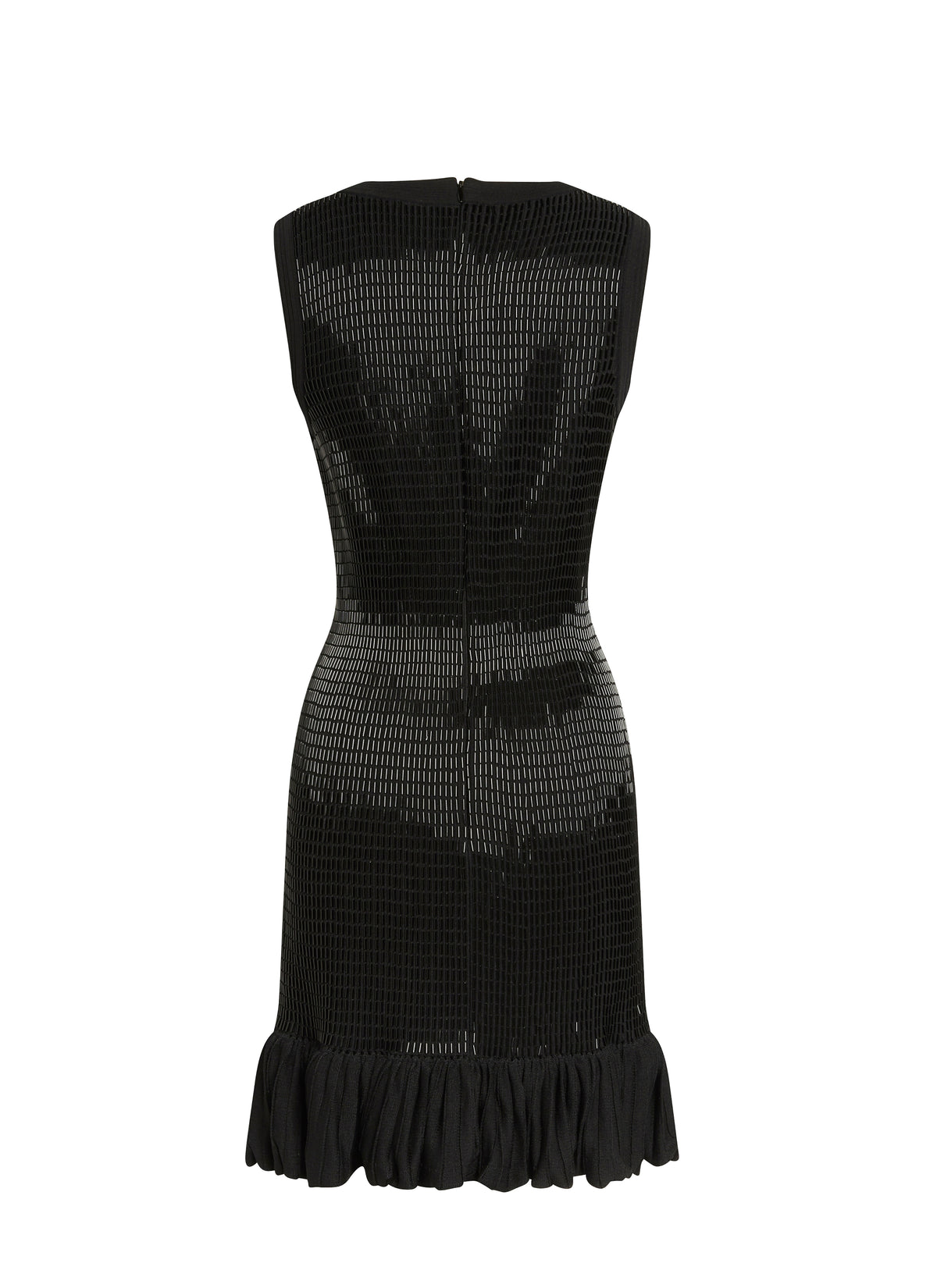 Ruffled Maxi Dress - Black