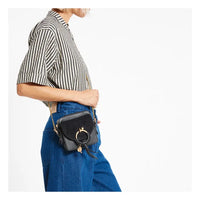 Petit sac Caméra Joan en cuir - Motty Grey