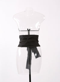 Bow belt - Black intense