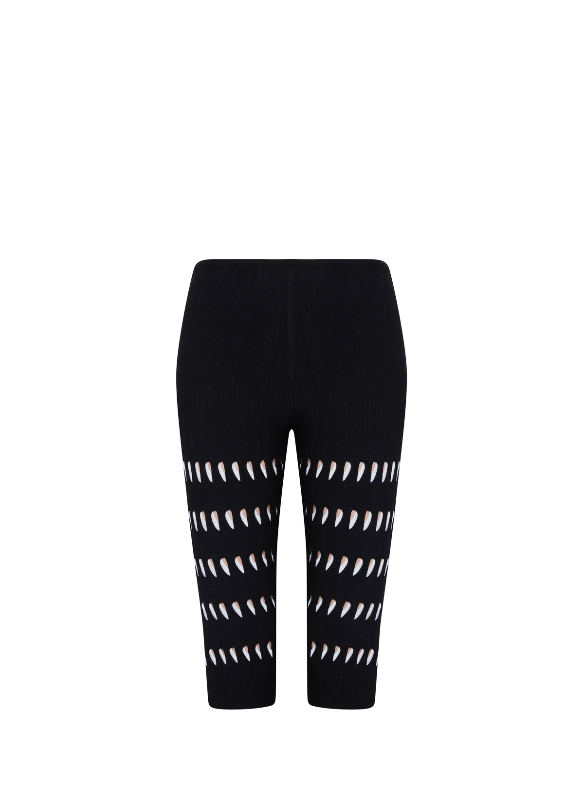 Legging mi-long ajouré - Vanille