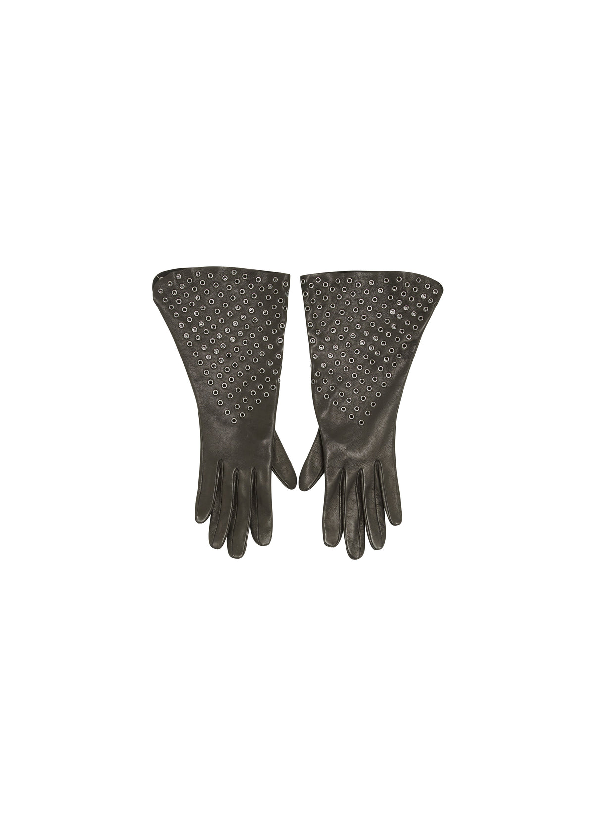 Iced leather glove - Red & White
