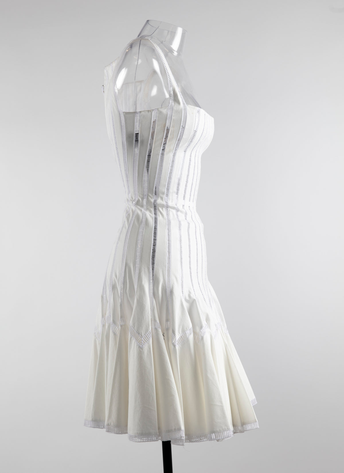 Square neck dress - Optic White