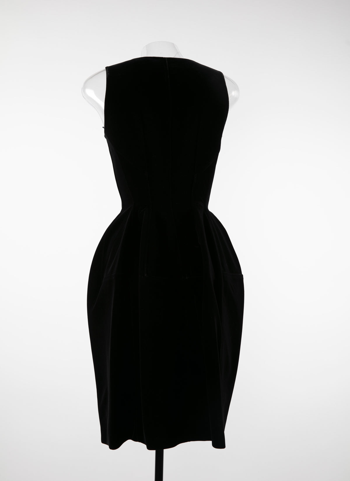 Zip dress - Black intense