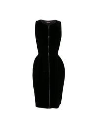 Zip dress - Black intense