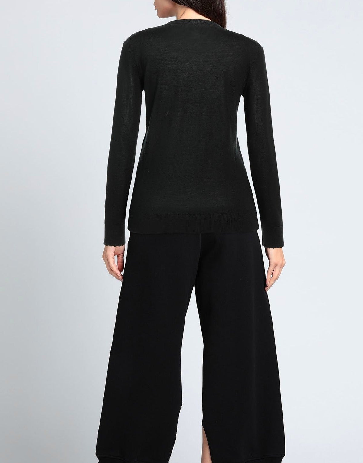 Pull col rond en laine - Iconic Navy