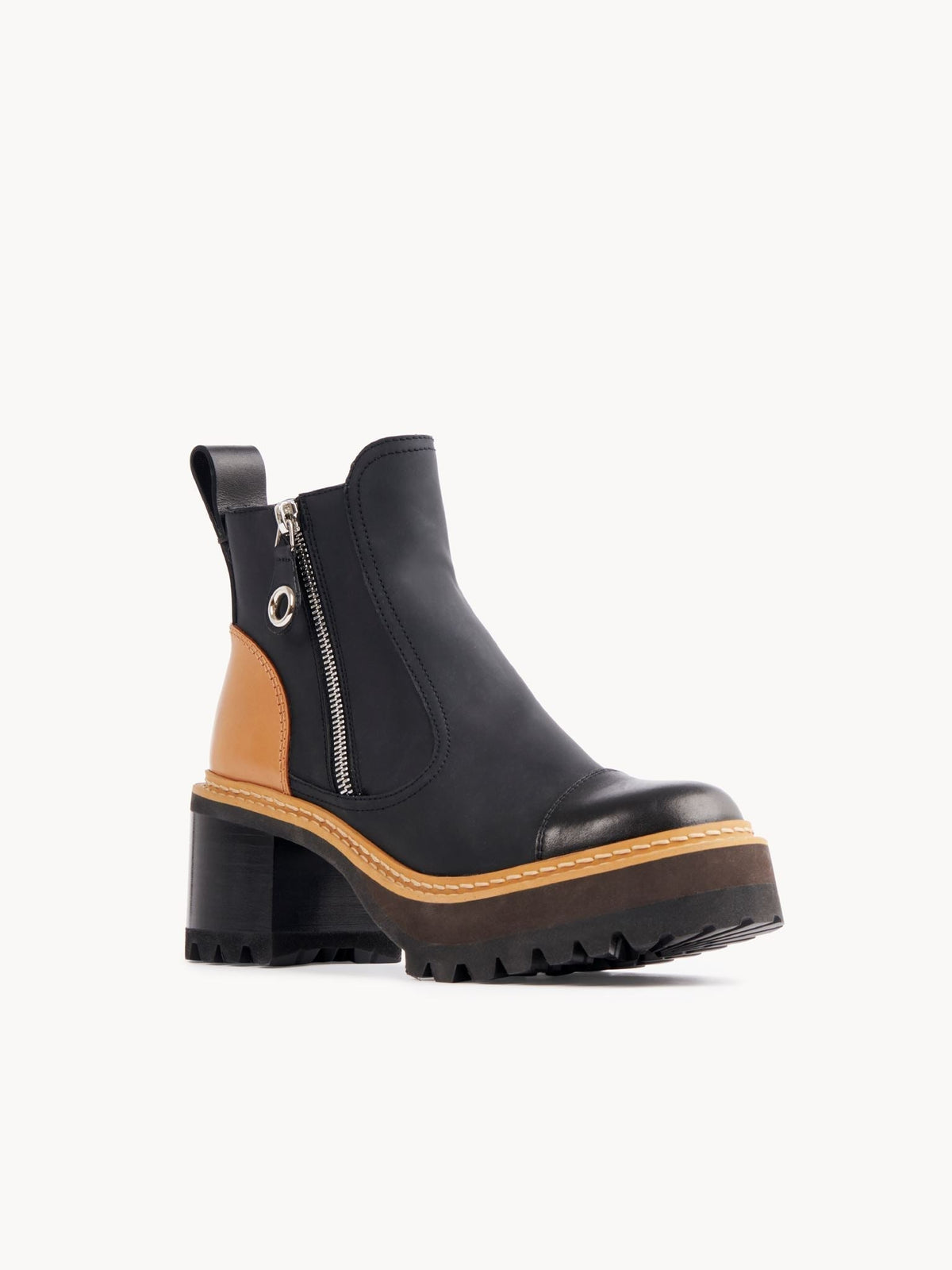 Bottines Jonne 105 en cuir - Black