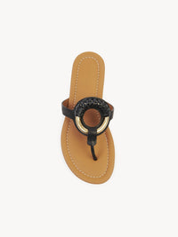 NEW_Black Flat Sandals - Black