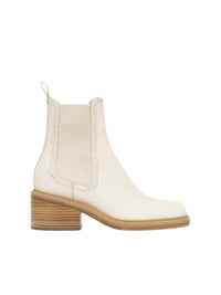 Bottines chelsea Mallo 60 en cuir - Eggshell