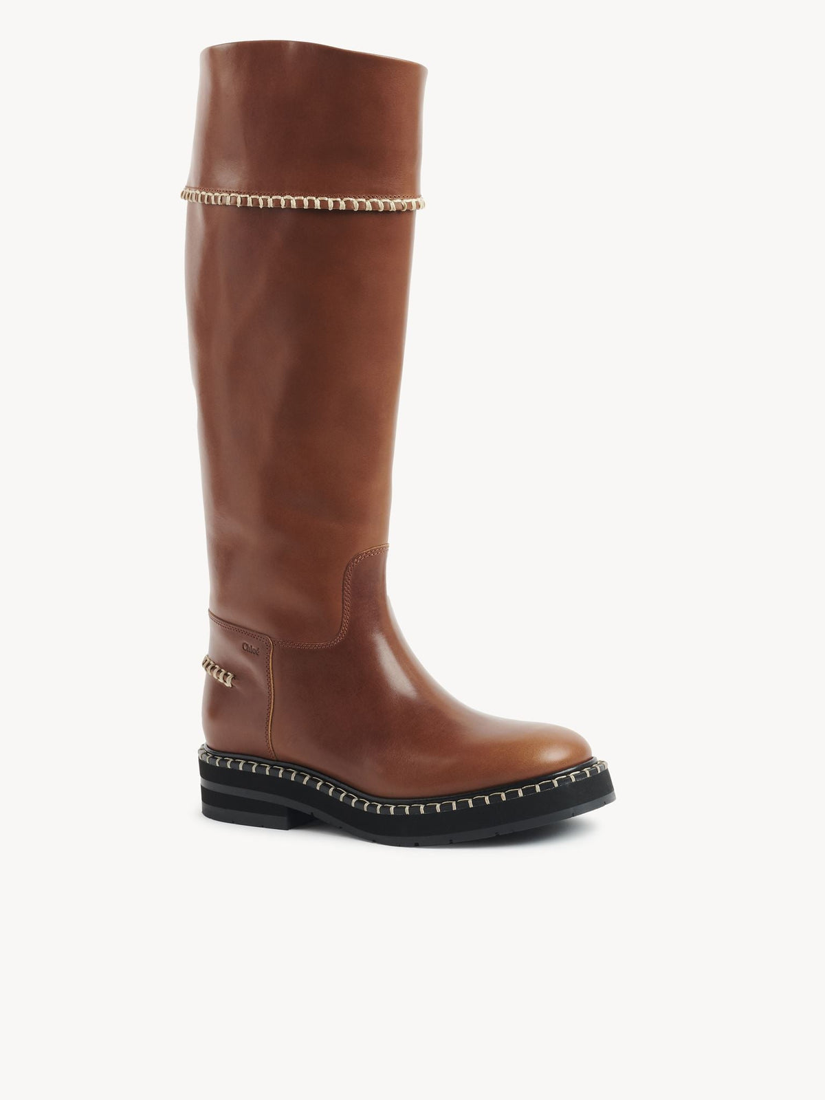 Bottes tube Noua 40 en cuir - Ochre Delight