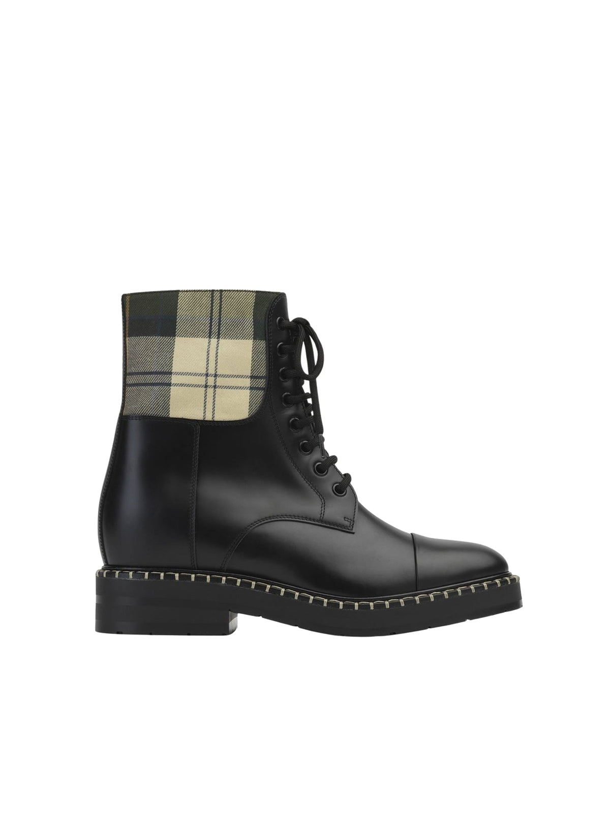 Bottines Noua Barbour x Chloé à lacets - Black