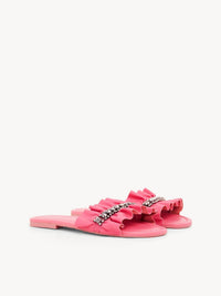 Mules plates 50 Mollie en cuir - Cipria