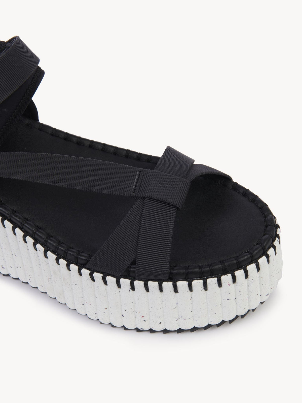 Sandales compensées Nama 80 - Black