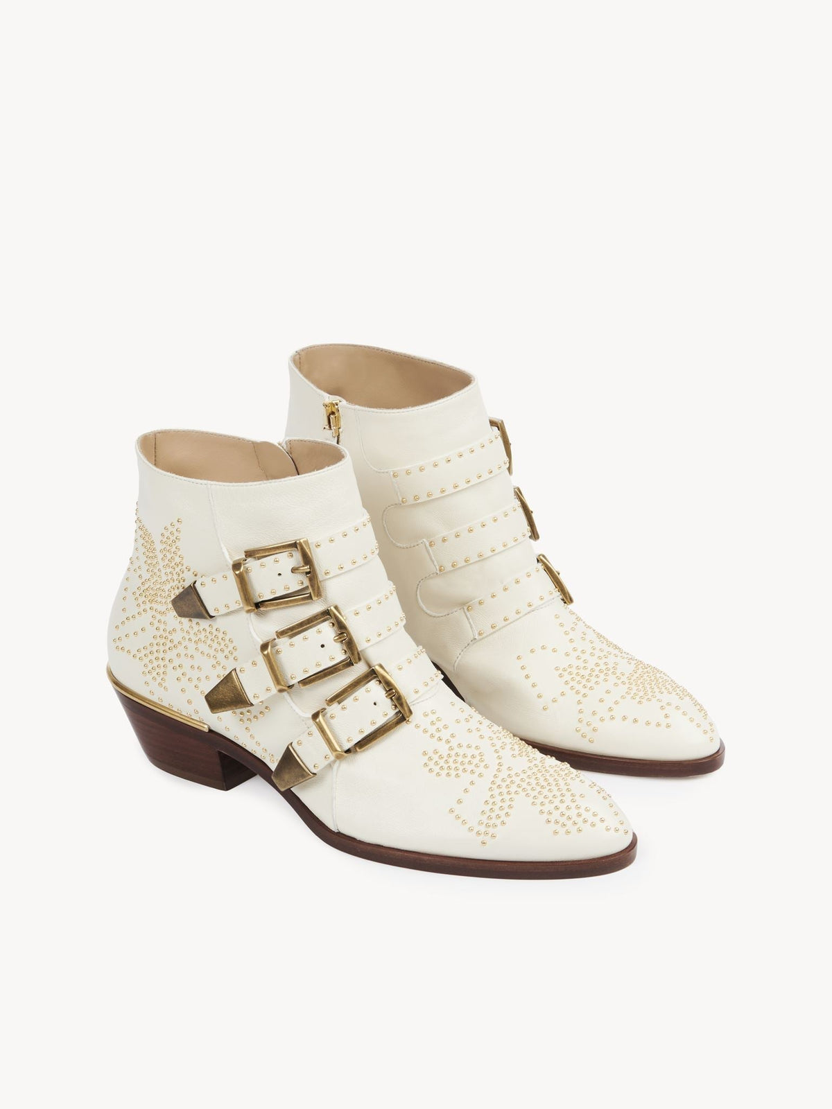 Bottines Susanna 40 en cuir - Soft White