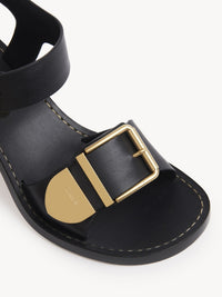 Sandales Rebecca 75 en cuir - Black