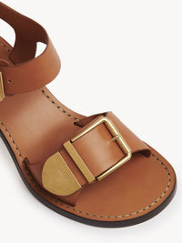 Sandales Rebecca 75 en cuir - Luminous Ochre