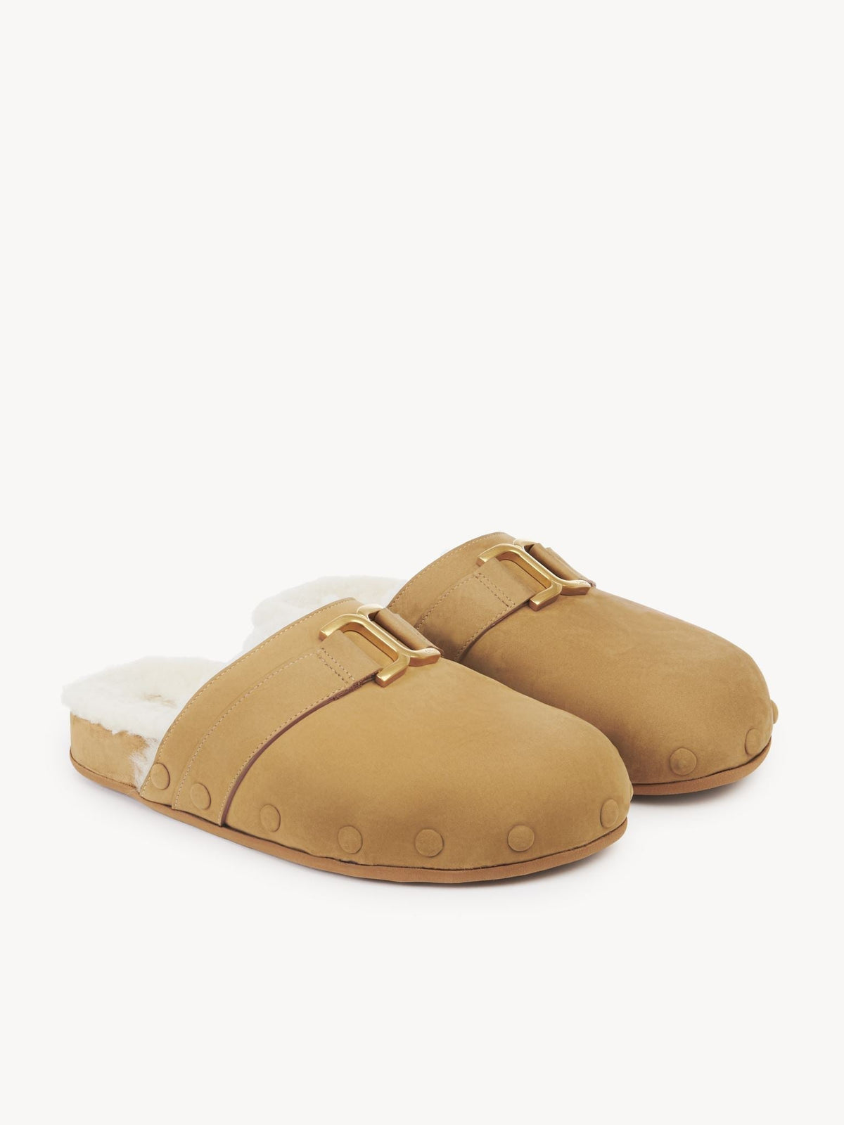 Sabots Marcie en cuir - Desert Brown