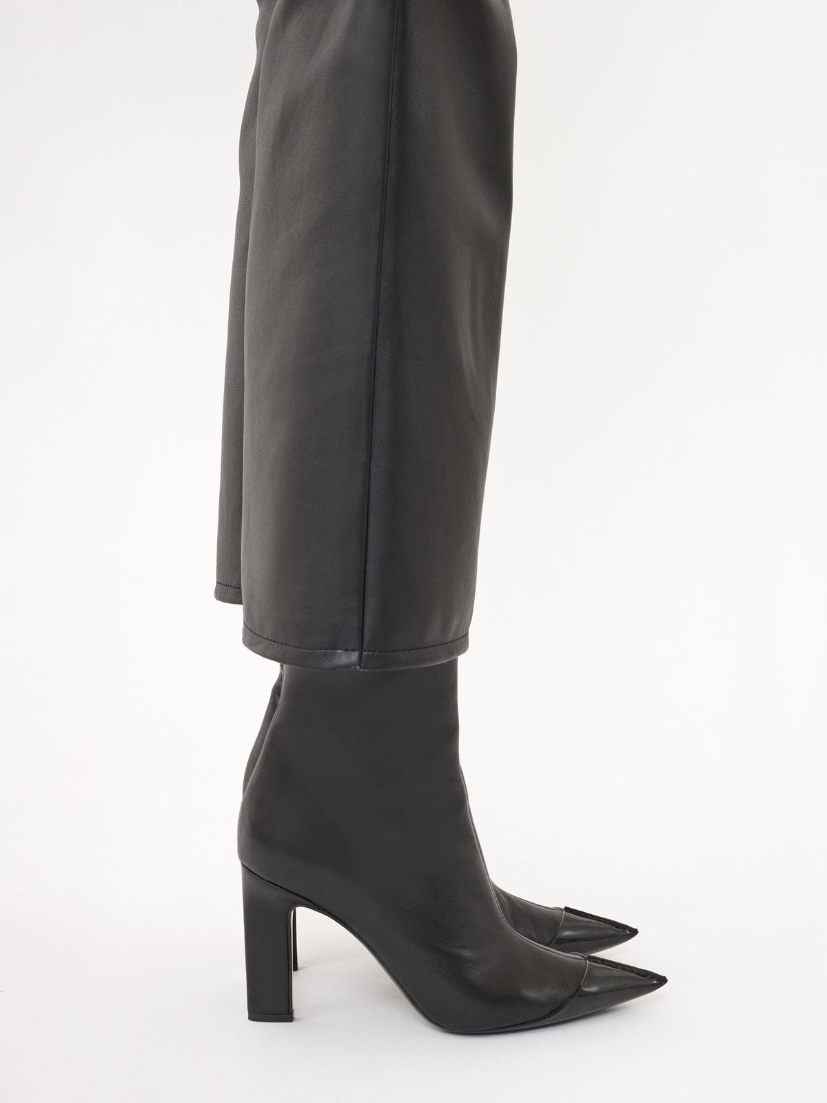 Bottines jane en cuir - Black