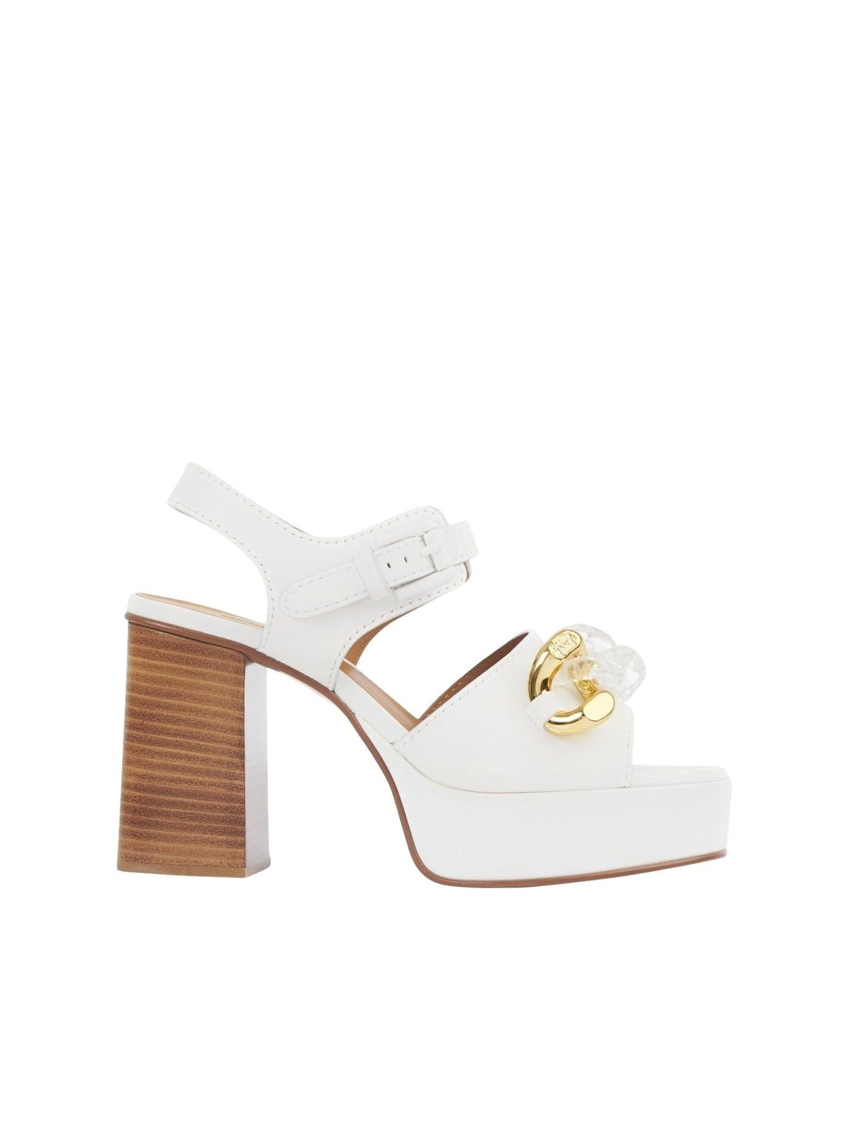 Sandales Monyca 110 en cuir - Off White
