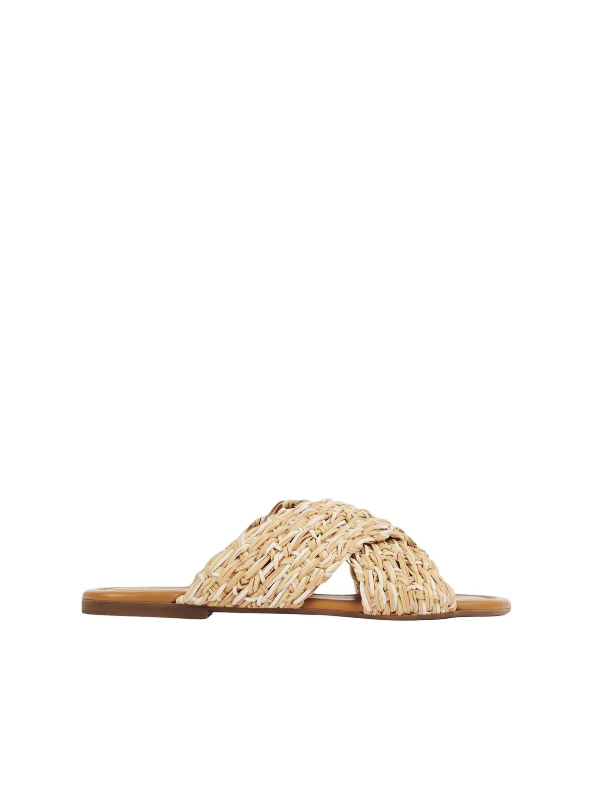 Mules plates 10 Jaicey en cuir - Beige
