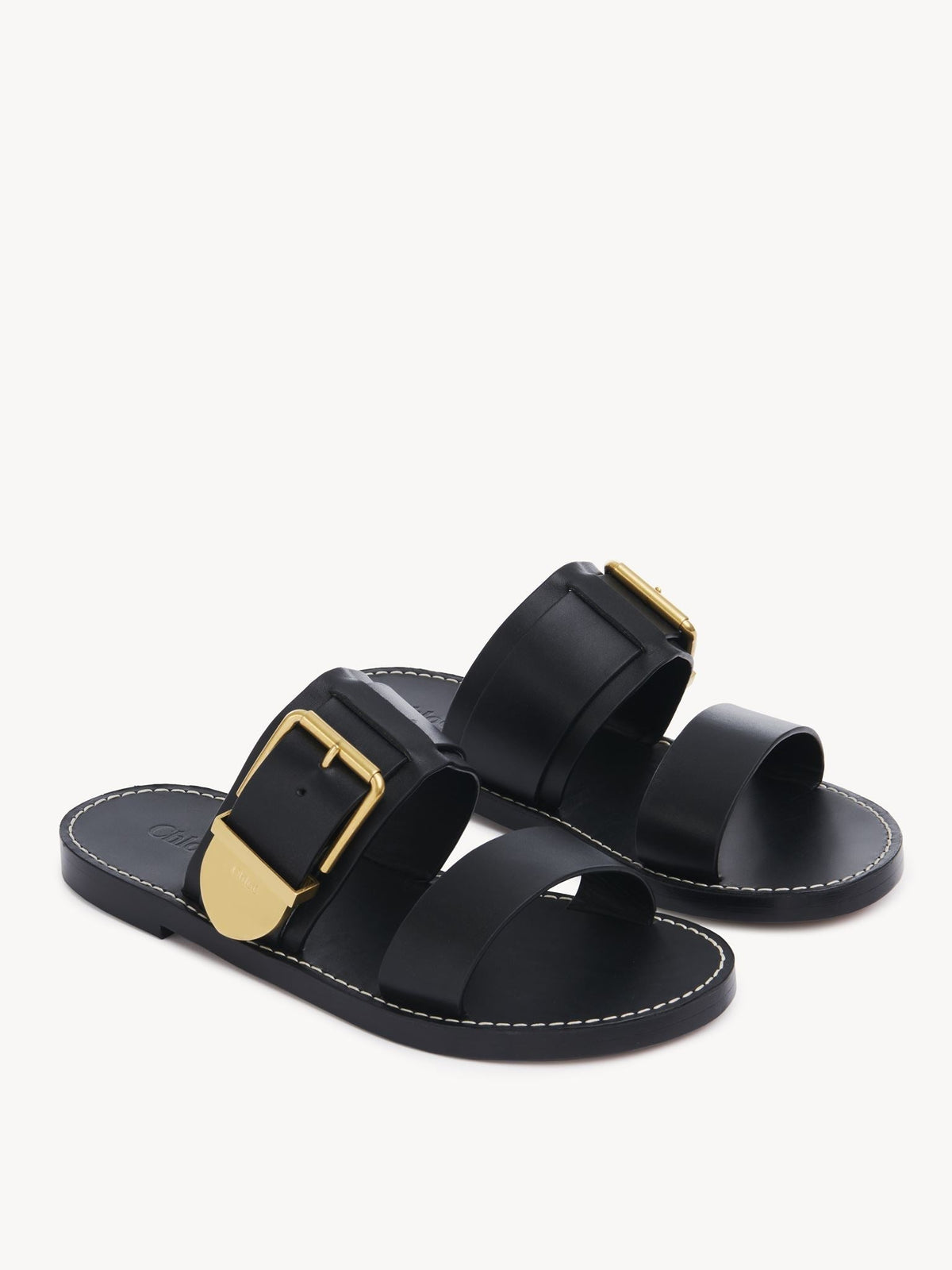 Sandales Rebecca en cuir - Black