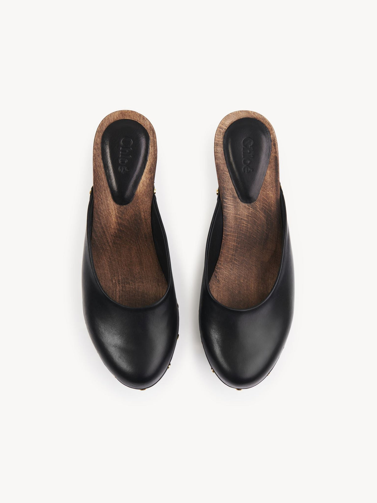 Sabots kitten Judith 40 en cuir - Black