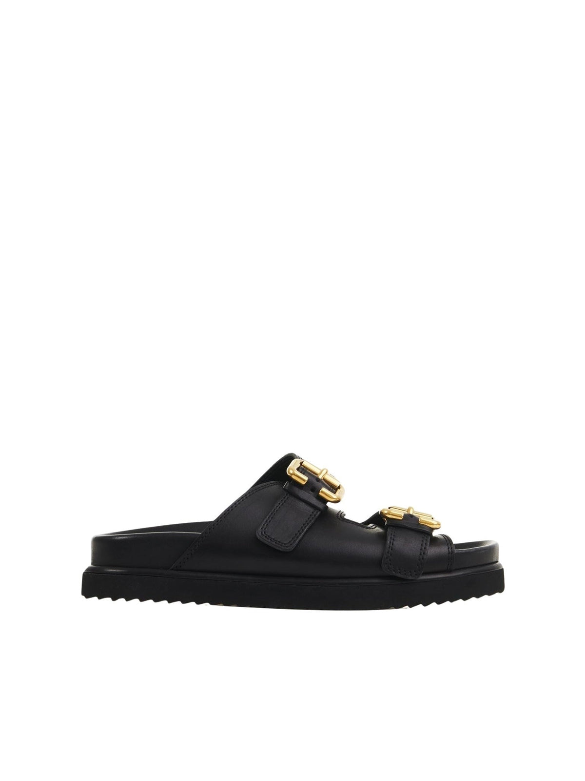 Sandales Nil 25 en cuir - Black
