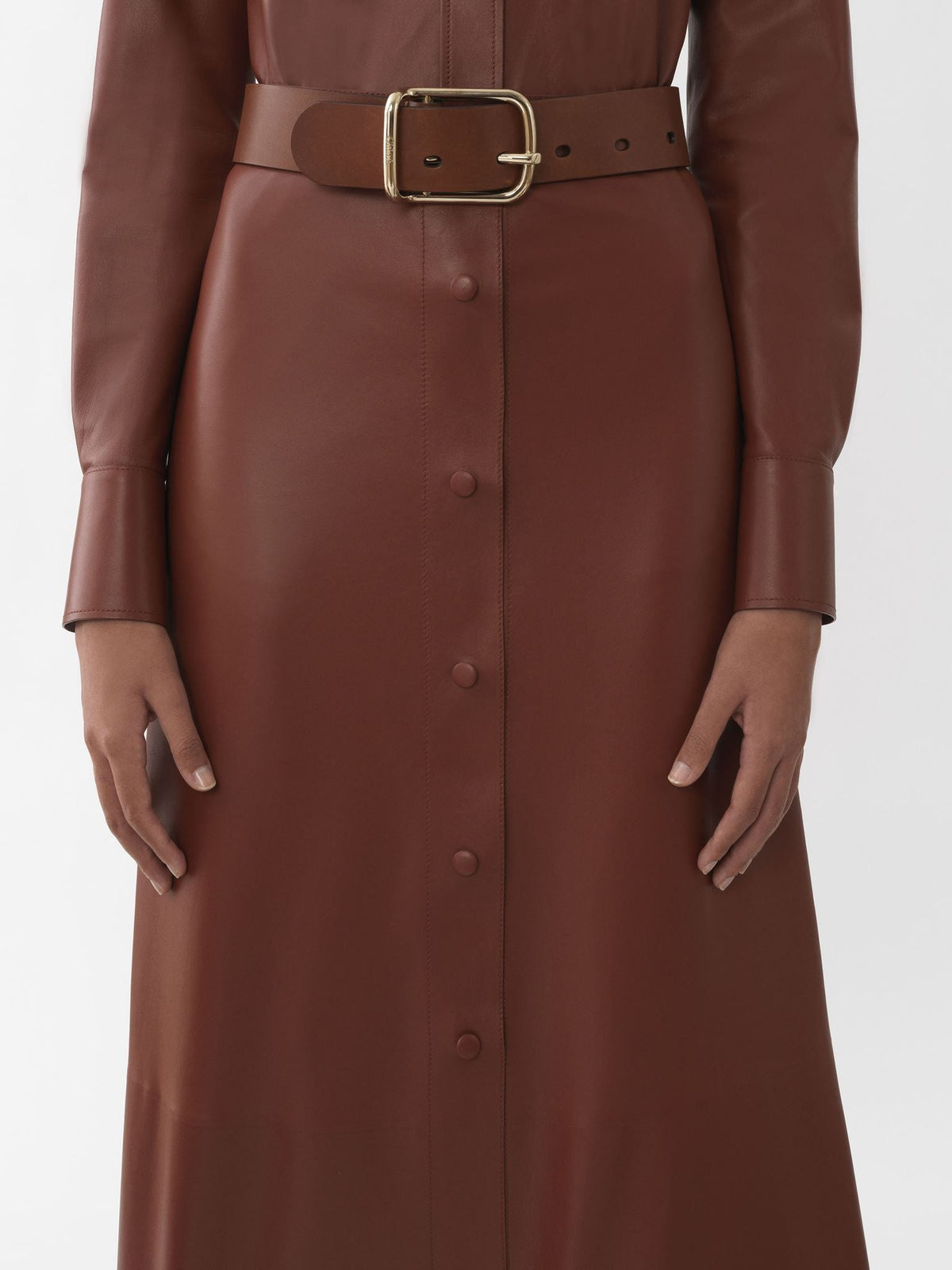 Ceinture Joe en cuir - Suntan Brown