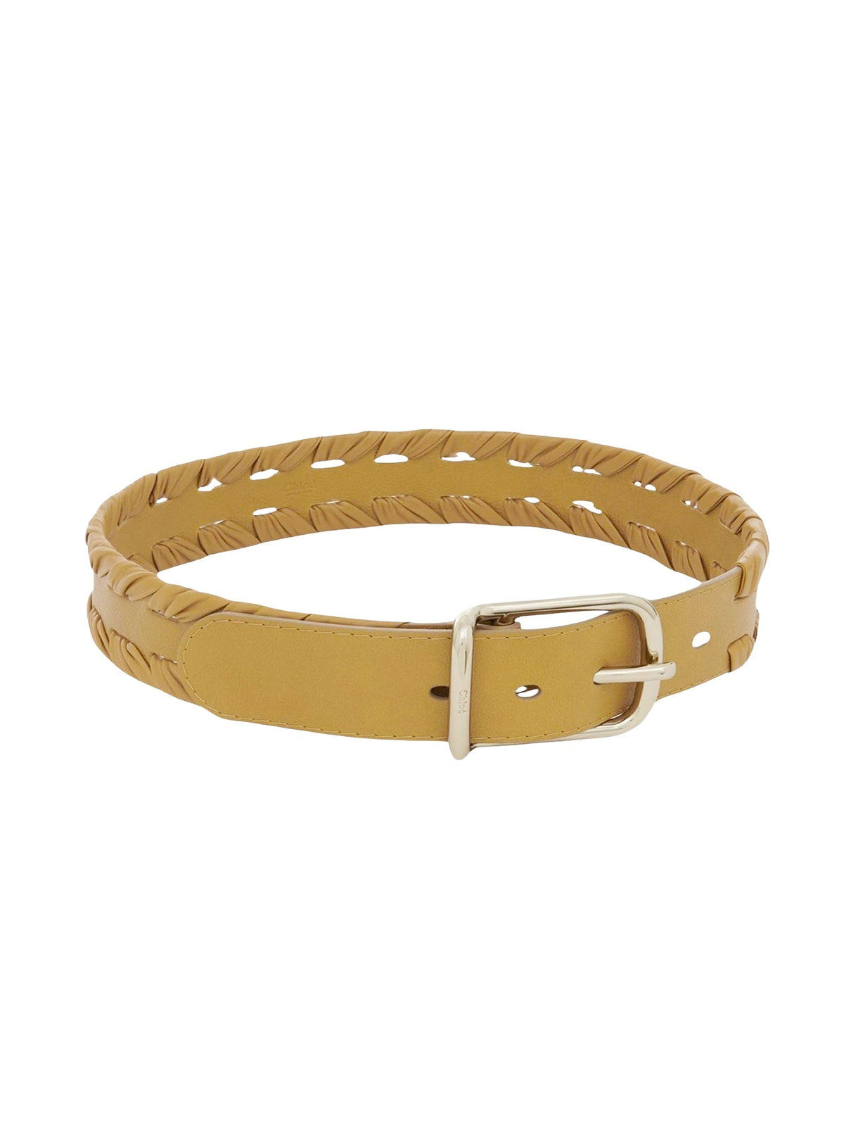 Ceinture Joe Weaved en cuir - Autumnal Brown