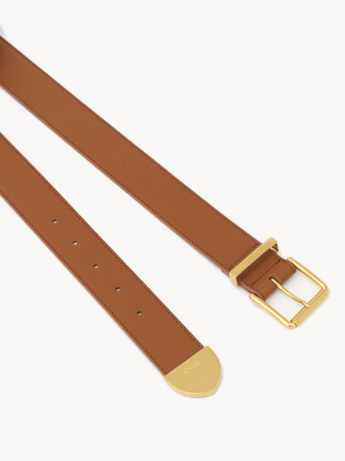 Ceinture Rebeca en cuir - Light Caramel