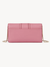 Portefeuille chaîne Hana en cuir - Pushy Pink