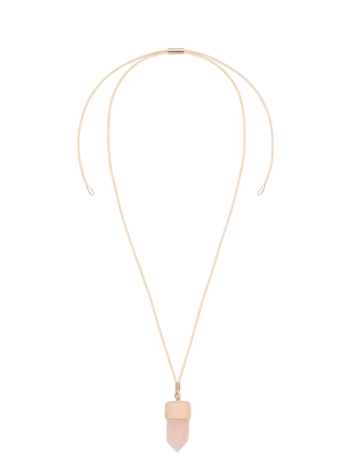 Collier Jemma en laiton - Beige & Pink