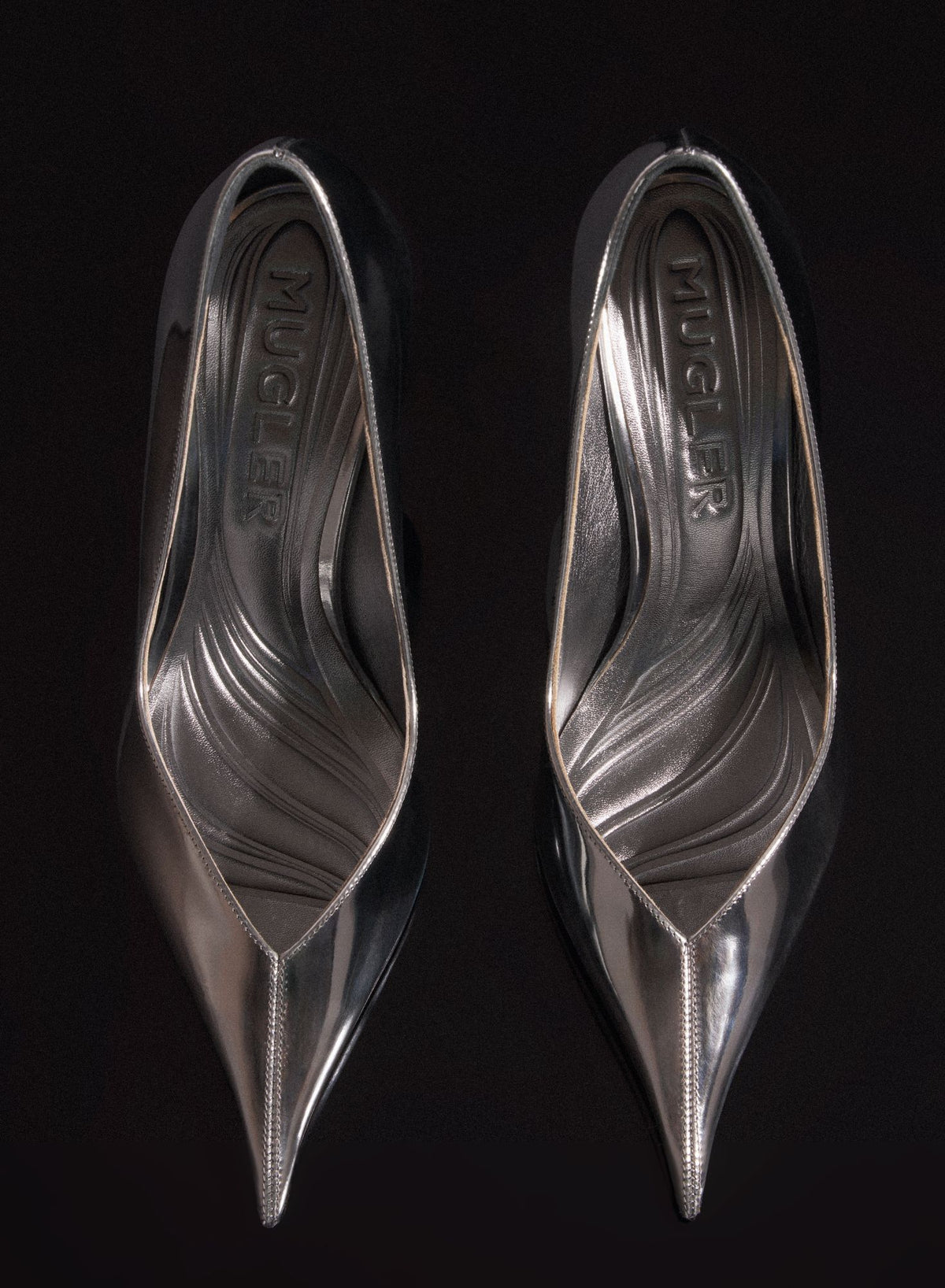 GUNMETAL CLASSIC FANG 95 PUMP