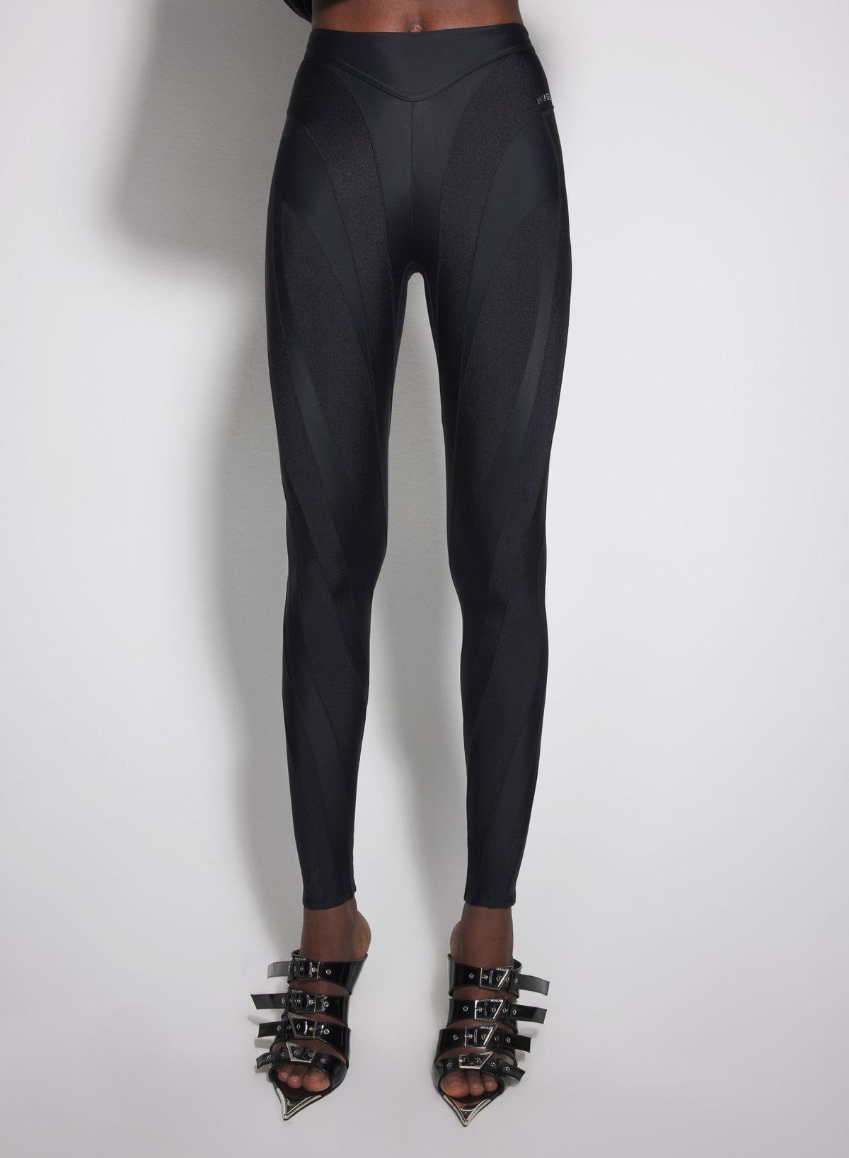 BLACK SPIRAL LEGGINGS