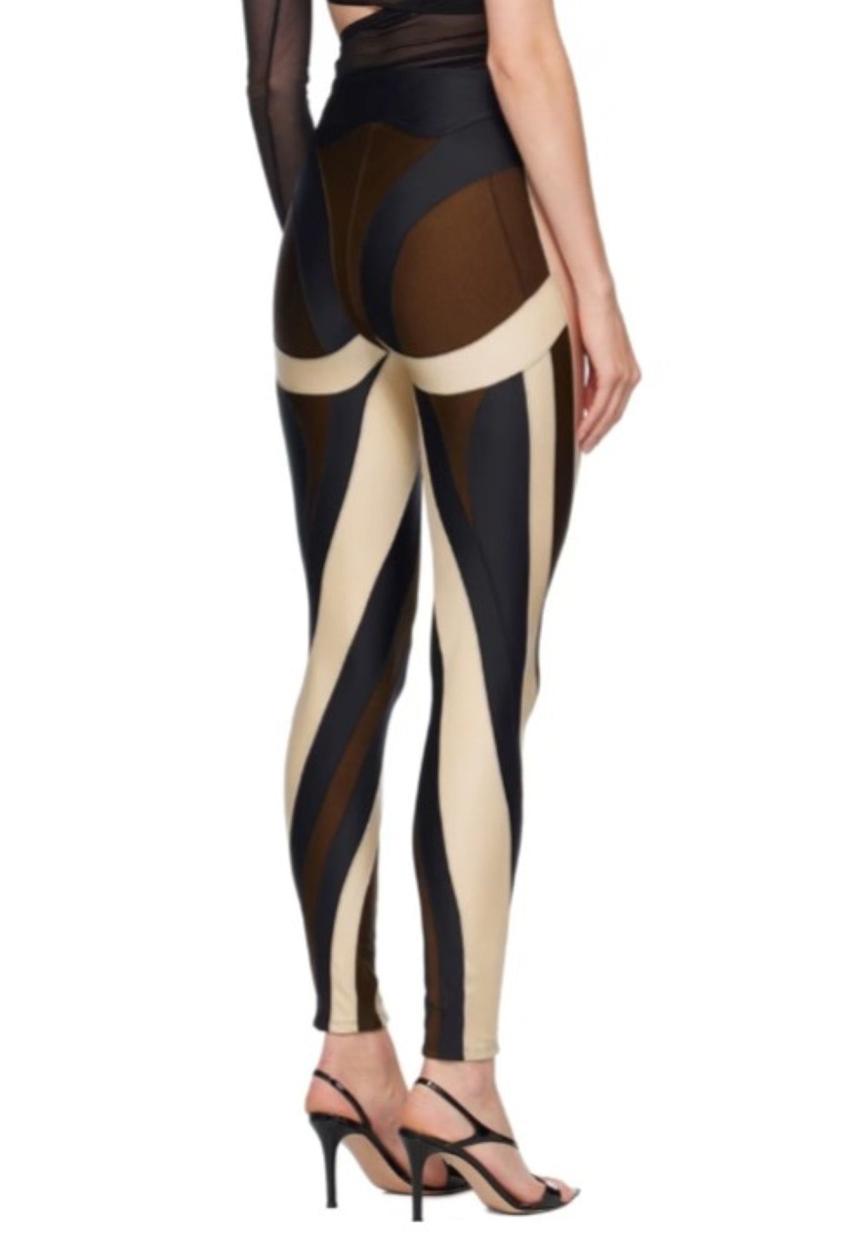 BLACK SPIRAL LEGGINGS