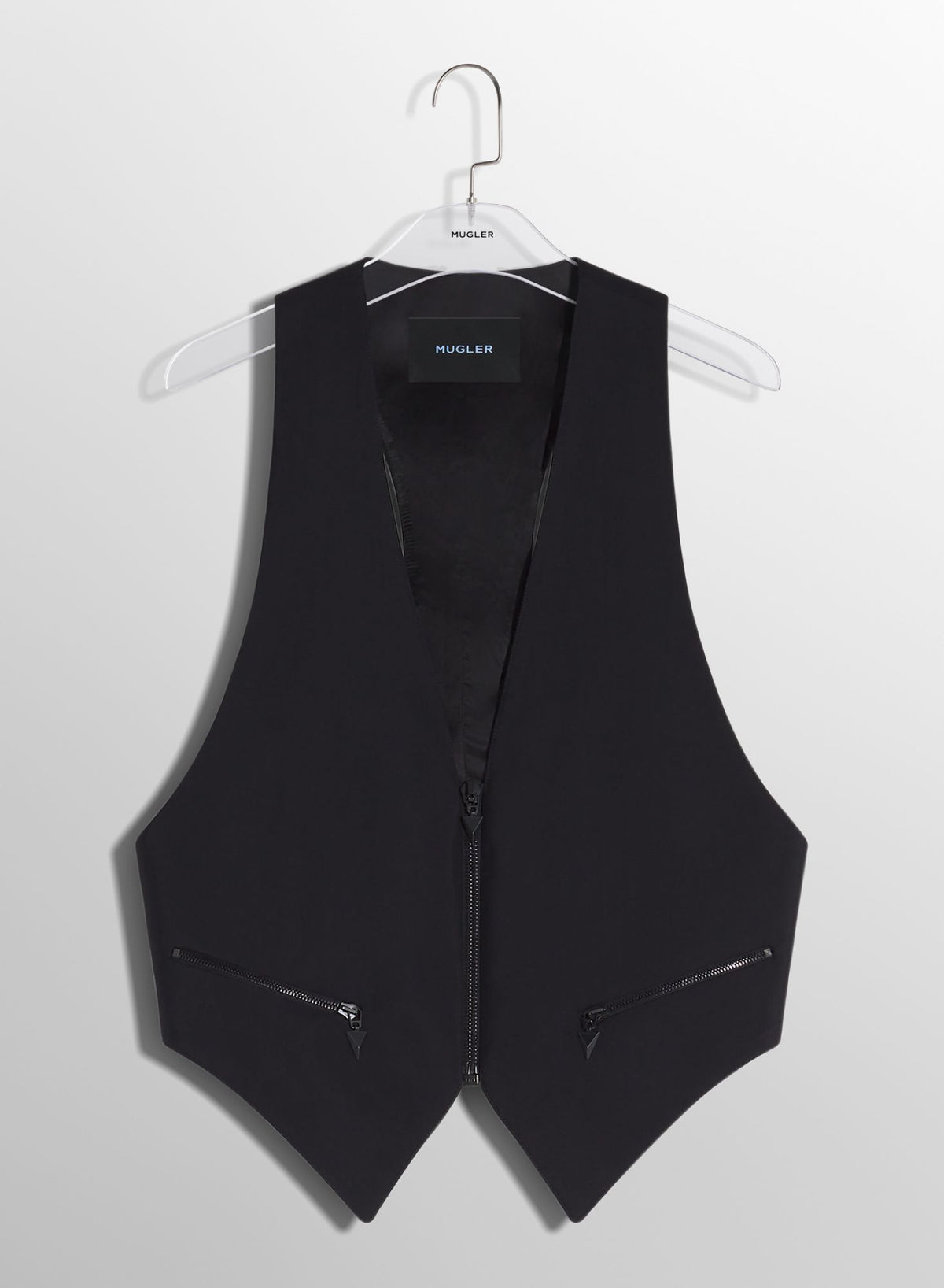BLACK TAILORED VEST