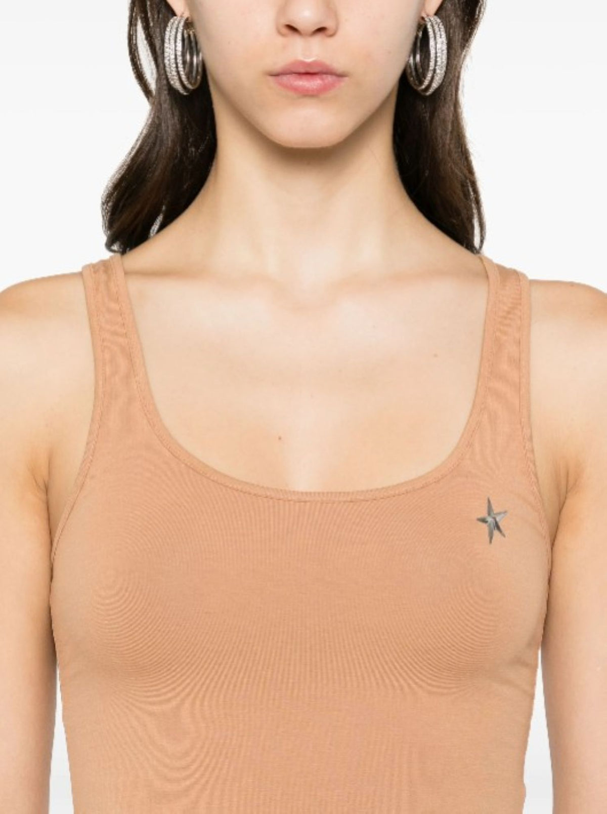 WHITE MUGLER STAR BODYSUIT