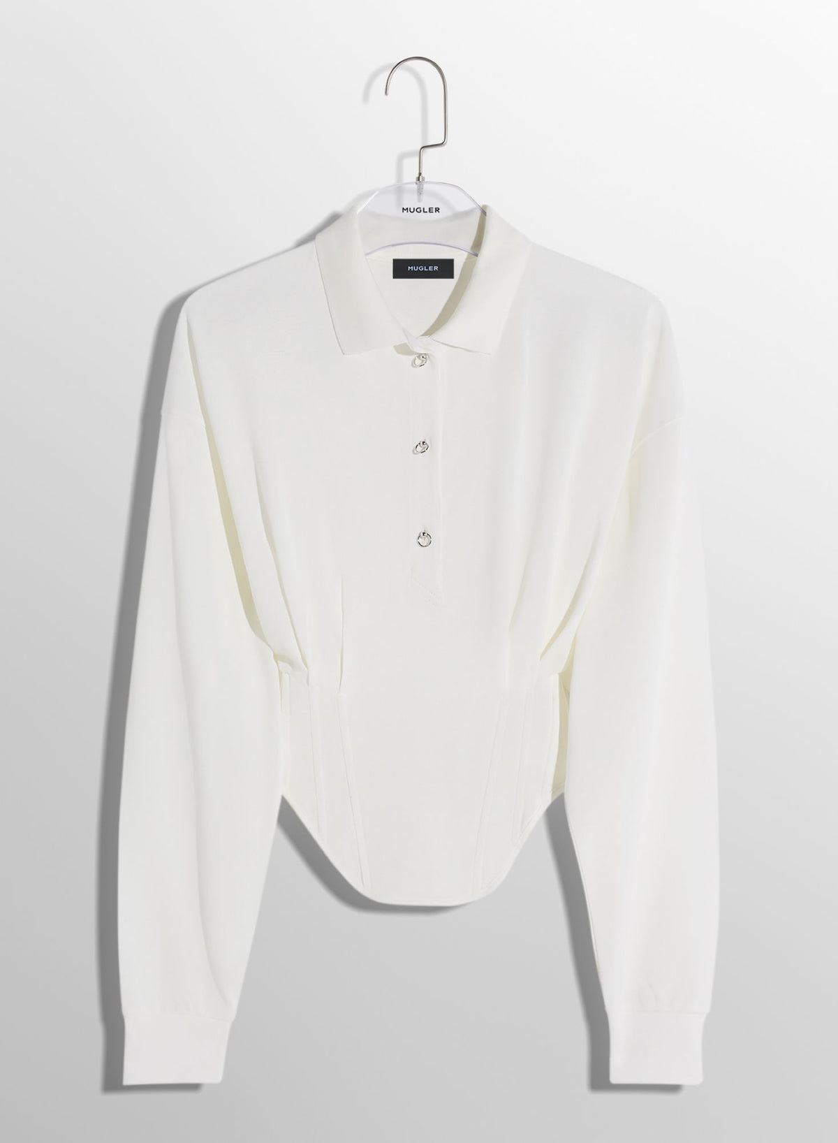 OFF-WHITE CORSETED POLO