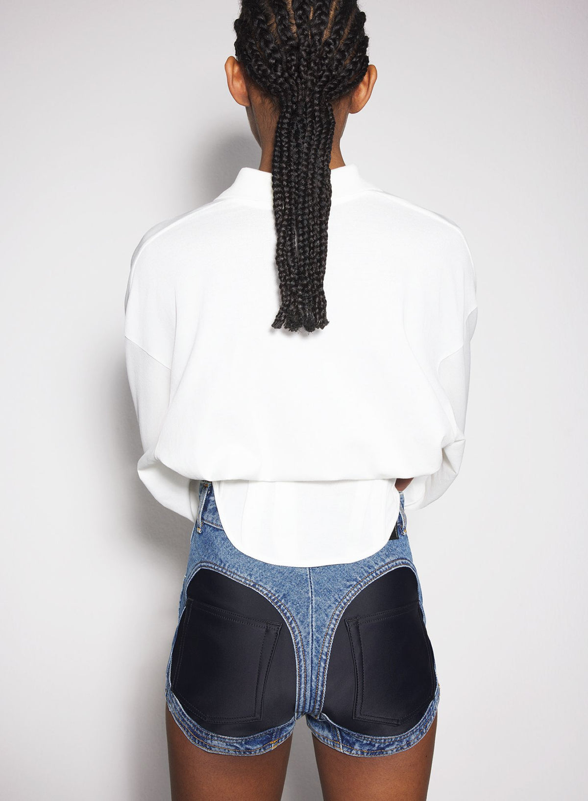 OFF-WHITE CORSETED POLO
