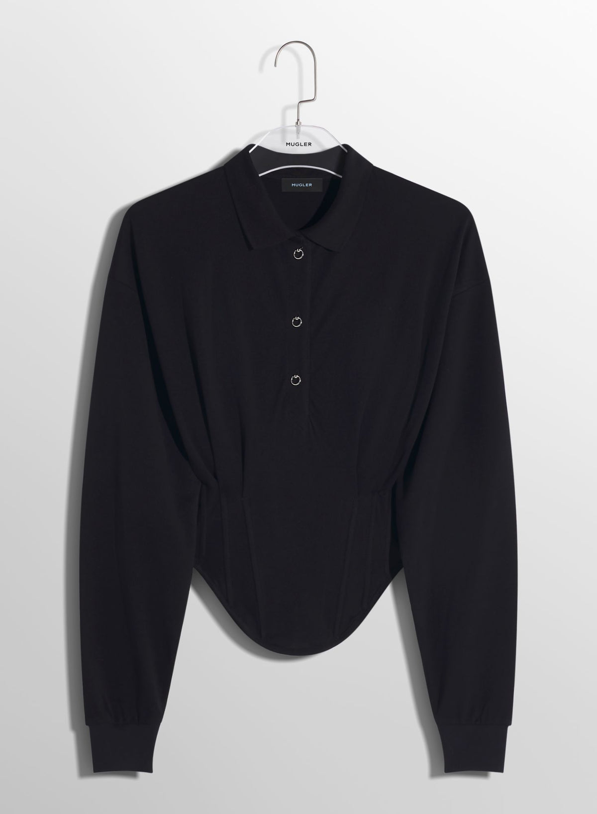 OFF-WHITE CORSETED POLO