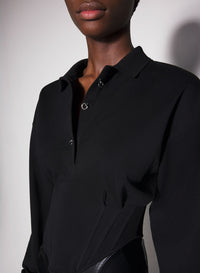 OFF-WHITE CORSETED POLO