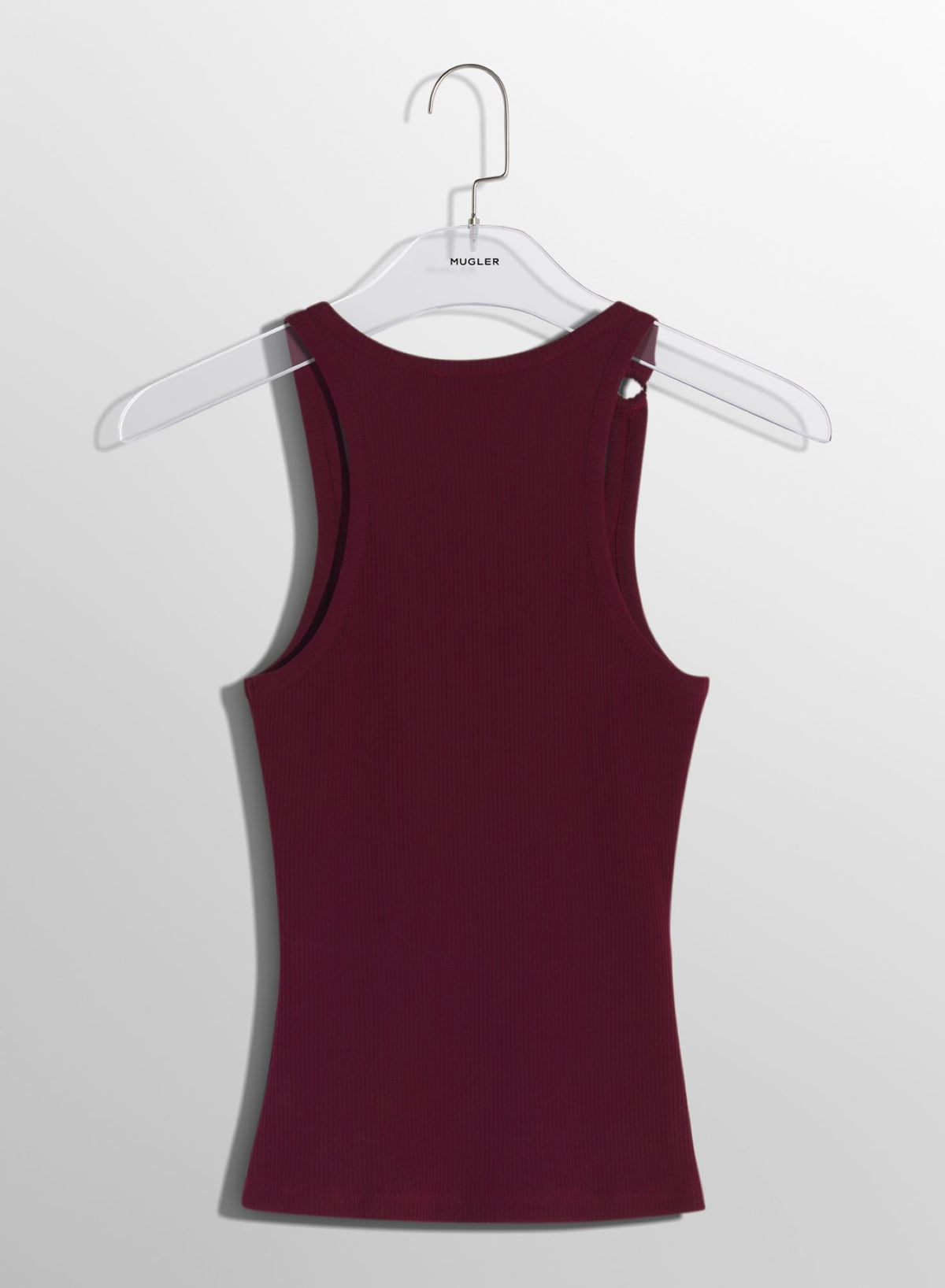WHITE PIERCED TANK TOP