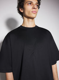BLACK MUGLER STAR  T-SHIRT