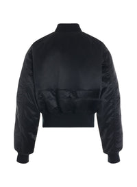 CROPPED NYLON BOMBERS