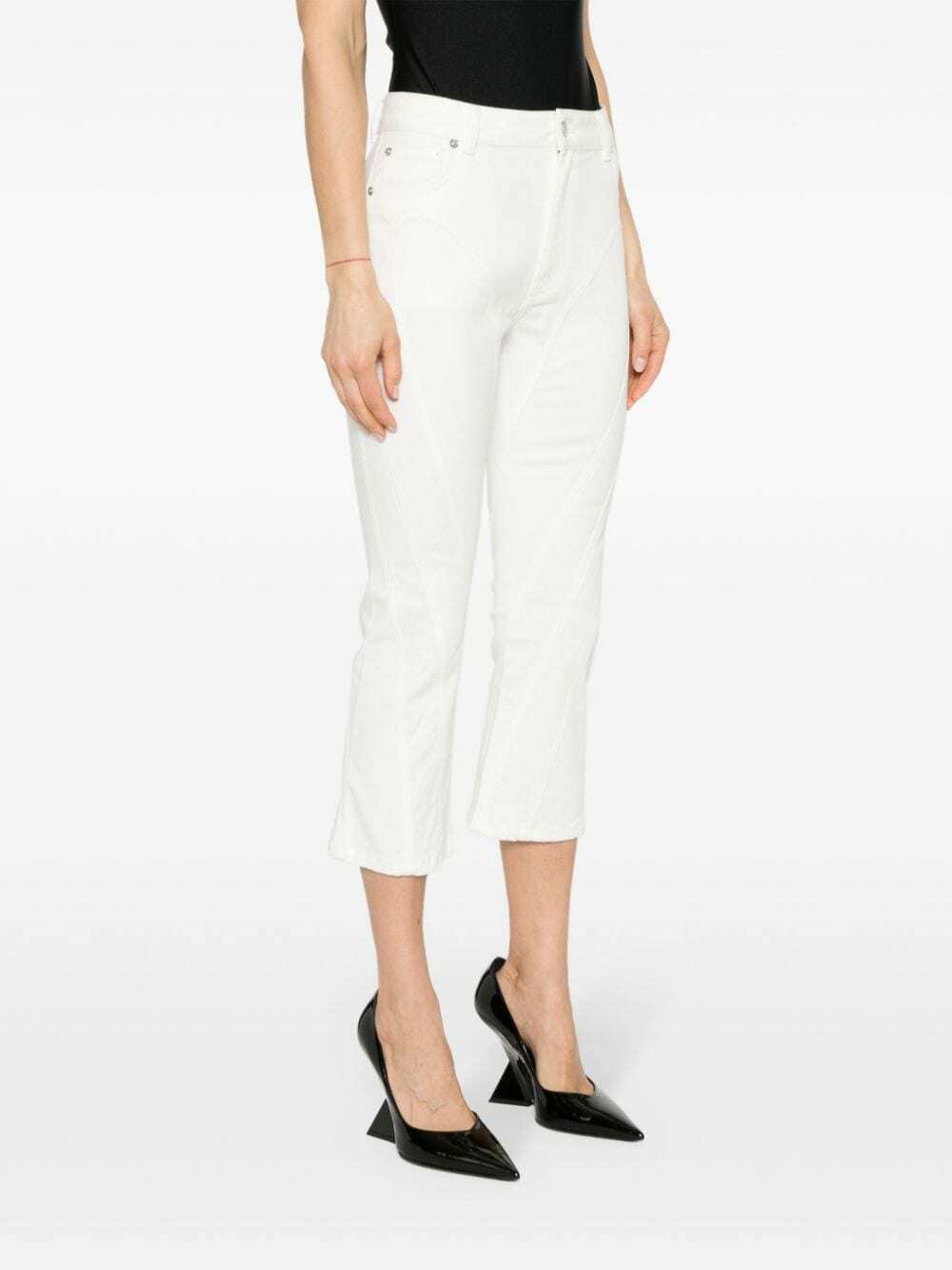 WHITE CAPRI JEANS