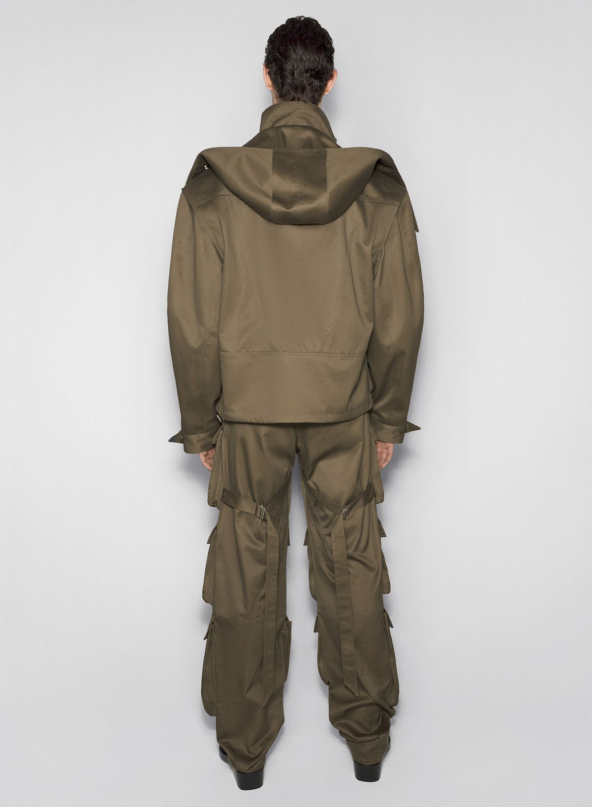 BLACK CARGO JACKET