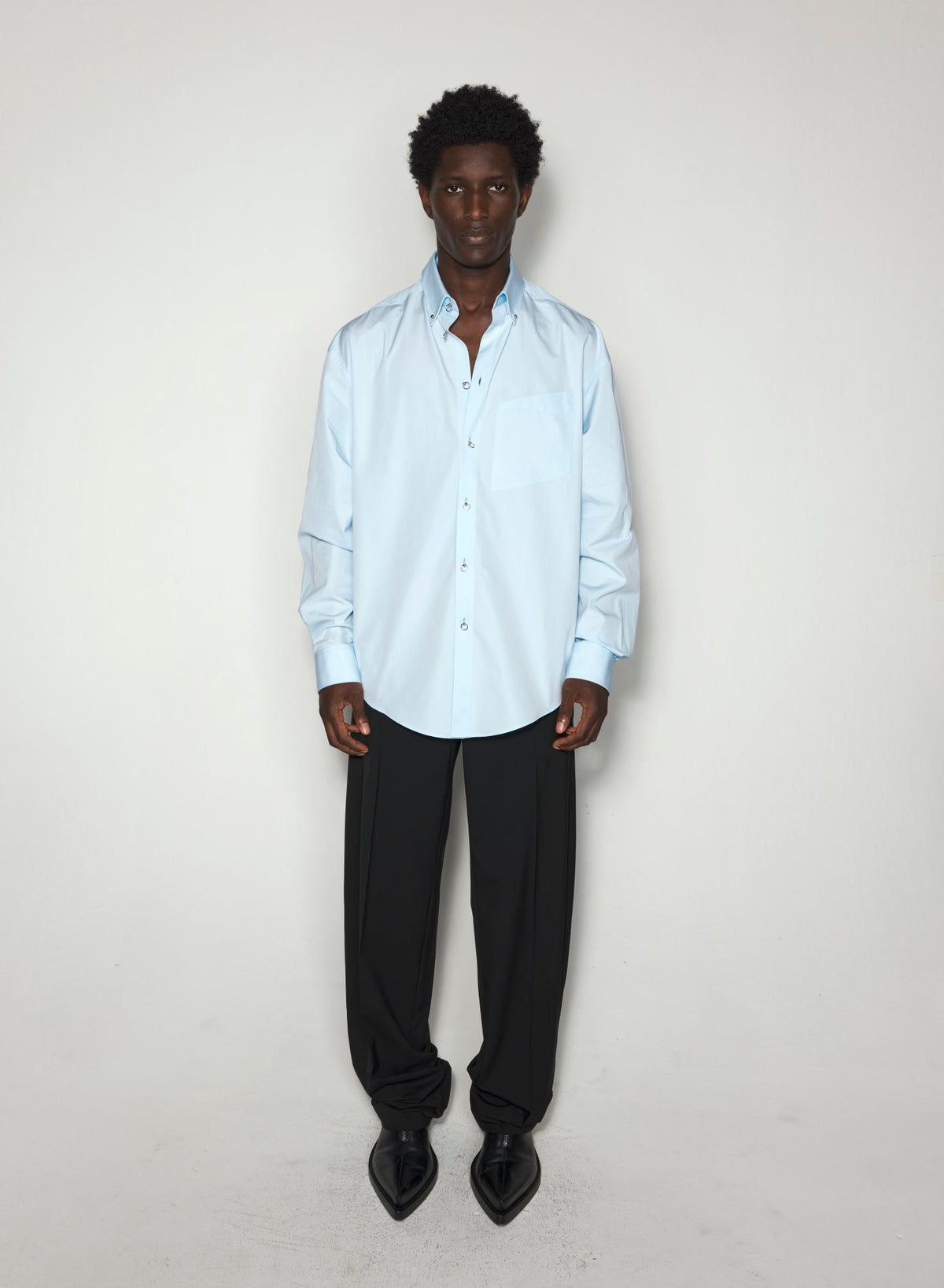 OXFORD BLUE POPLIN SHIRT