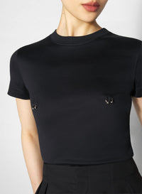 OFF-WHITE PIERCED BABY T-SHIRT