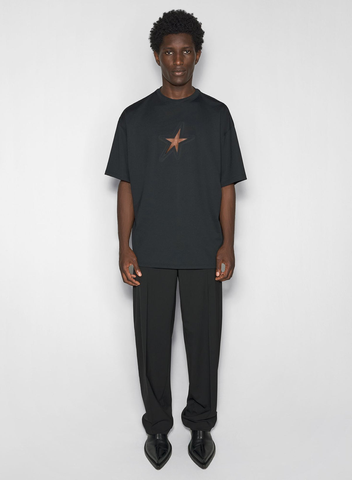 WHITE STAR OVERSIZED T-SHIRT
