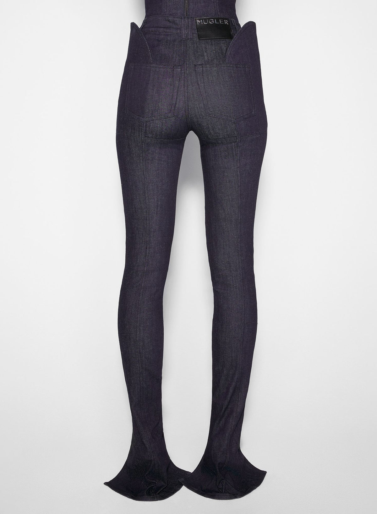 RAW DENIM SKINNY JEANS