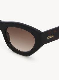 Lunettes de soleil œil-de-chat Gayia - Dark Havana